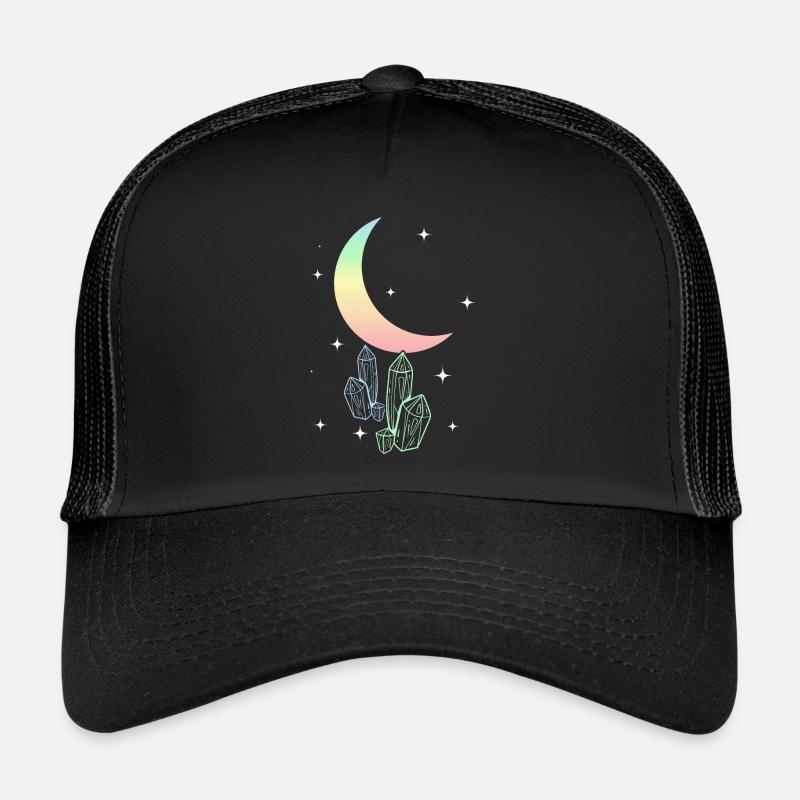 Pastel Goth Moon Esthétique Kawaii Casquette trucker 