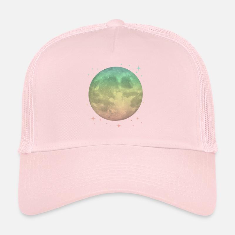 Lune Pastel Céleste Casquette trucker 