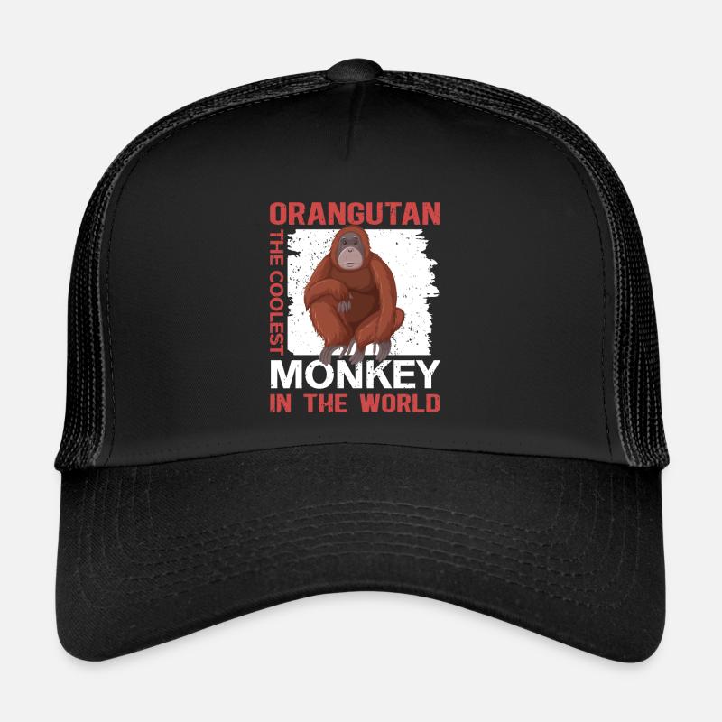 Orang-Utan Affen Orangutan Geschenk Trucker Cap