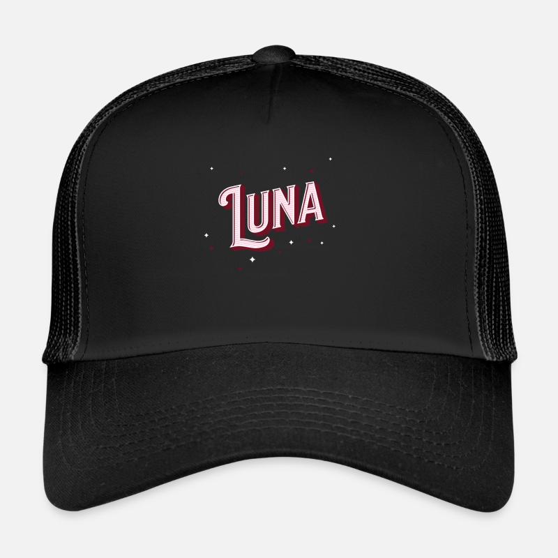 Luna Namen personalisiert Trucker Cap