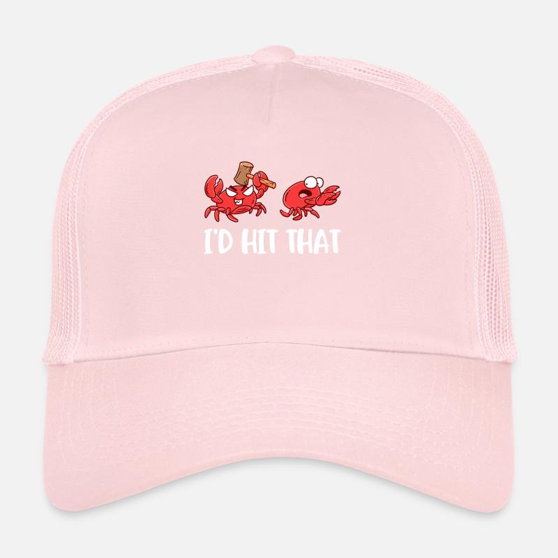 Id a frappé ce cadeau de crabe crabe crabe Casquette trucker 