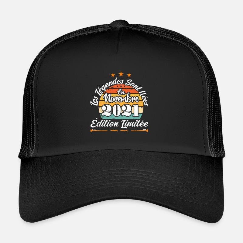 Les Légendes Sont Nées En Novembre 2021 Casquette trucker 