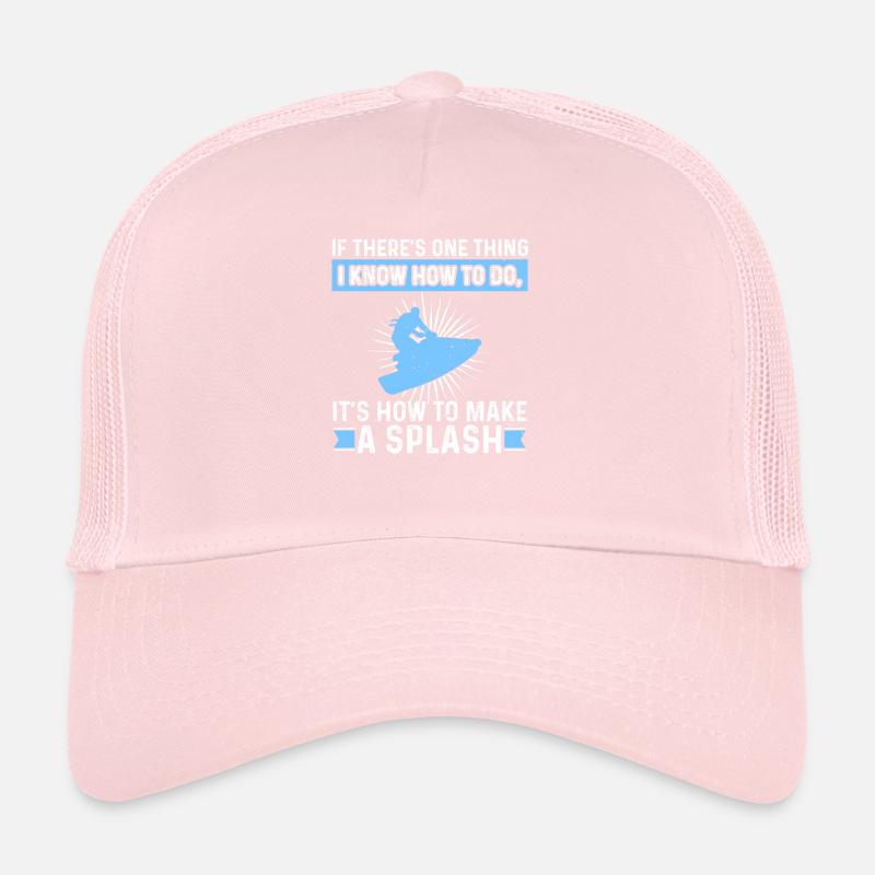 Jetski Jetboot Extremsport Know How To Make Splash Trucker Cap