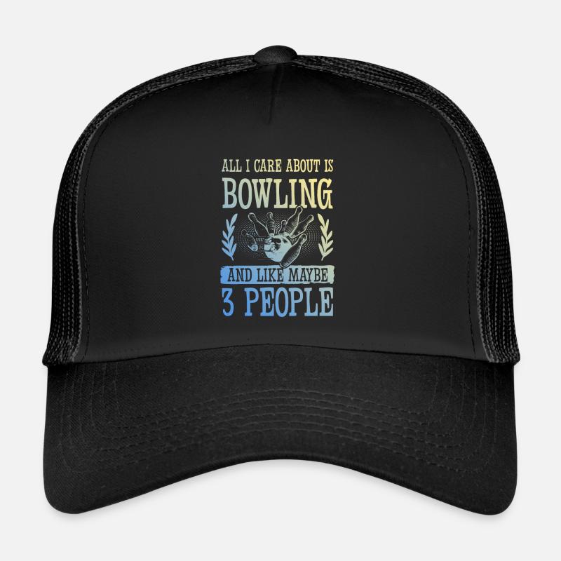 Bowling lustiger spruch Trucker Cap