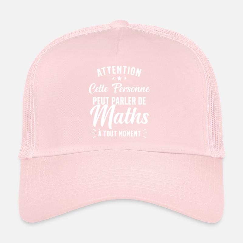 Prof de Maths Mathématique Cadeau Mathématicien Casquette trucker 