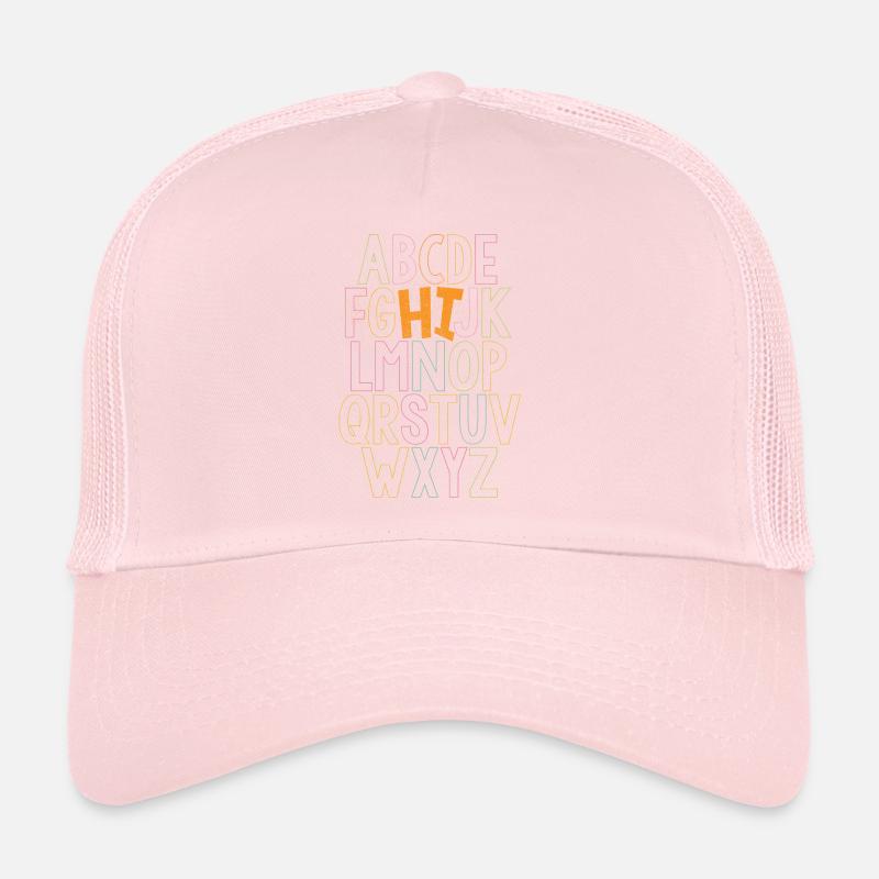 ABC Hello Kindergarten Back to School Casquette trucker 