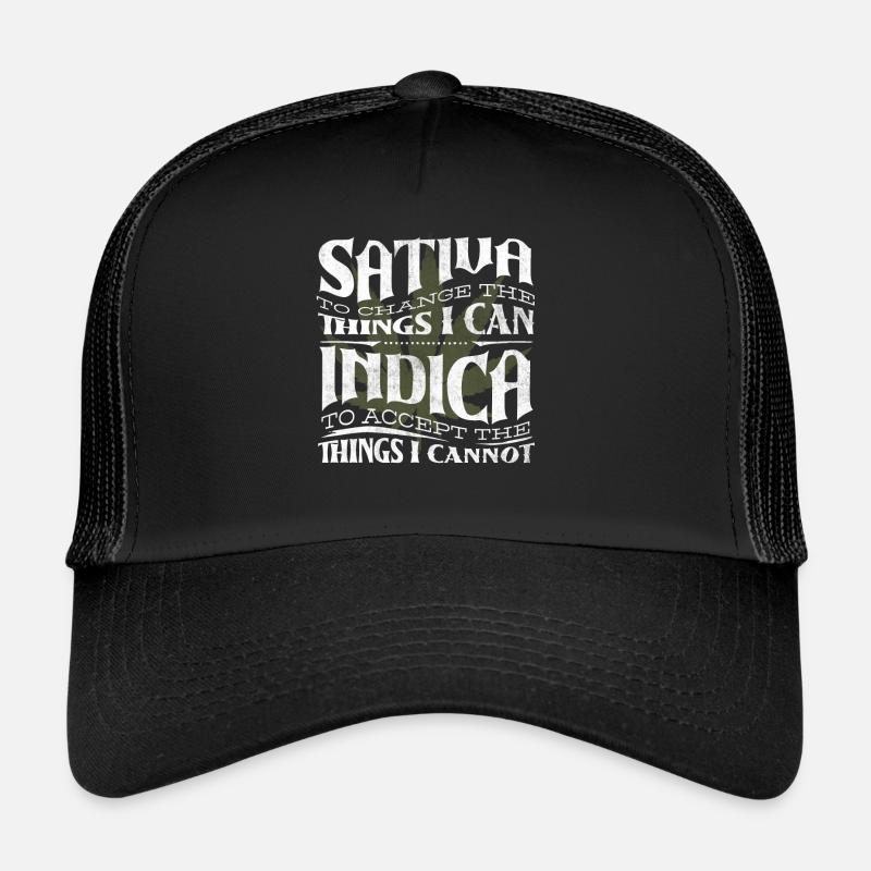 Sativa pour changer les choses que je peux Casquette trucker 