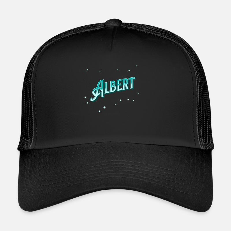 Albert Namen personalisiert Trucker Cap