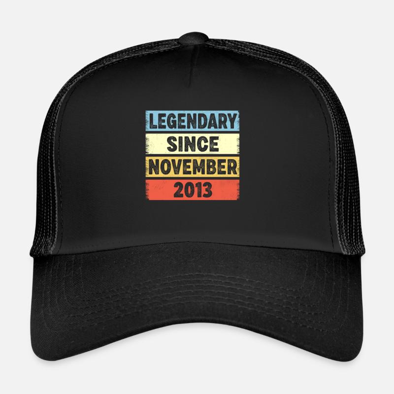 Legendary Since November 2013 9. Geburtstag Trucker Cap