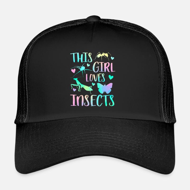Dieses Mädchen liebt Insekten Trucker Cap
