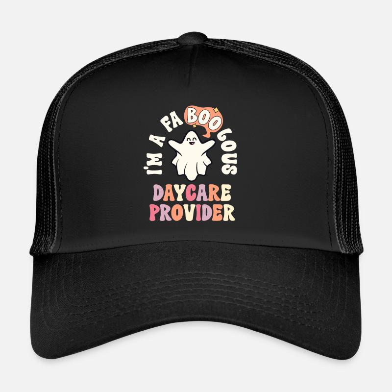 Faboolous Daycare Provider Halloween Nanny Child Trucker Cap