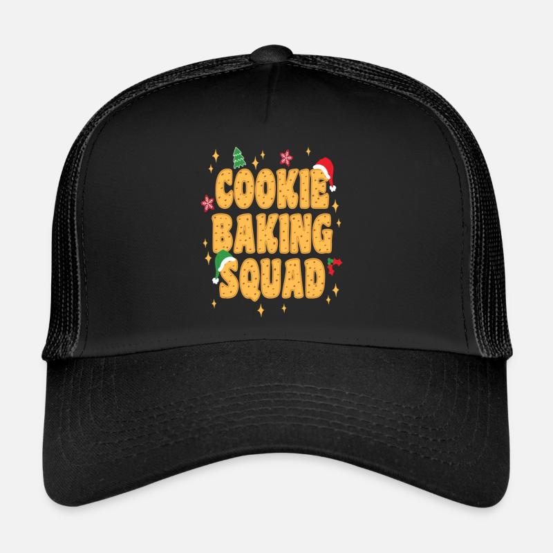 Escouade de cuisson de biscuits Noël Casquette trucker 