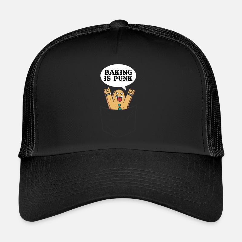 Baking Is Punk Backen Geschenk Trucker Cap