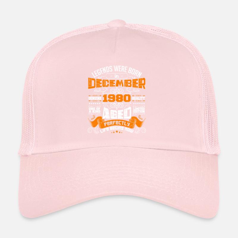 Legends were born in December 1980 | gift Casquette trucker 