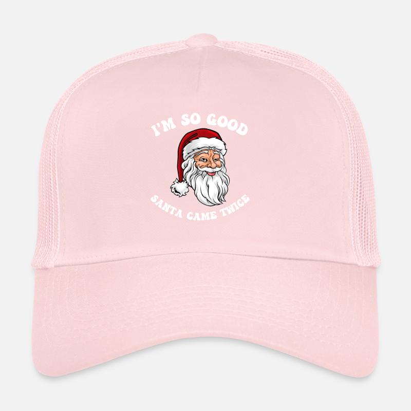Ich bin so gut Santa Came Twice Hemd, freches Paar Trucker Cap