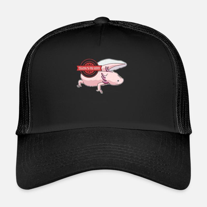 Axolotl Papa Amphibien à queue Le cadeau d’Axolotl Casquette trucker 