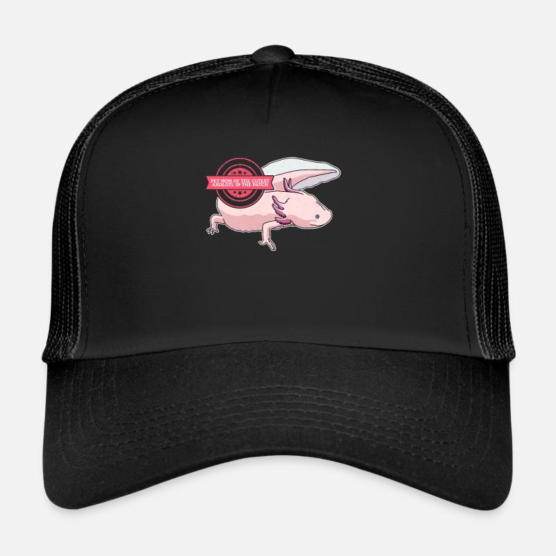 Axolotl Mom Tailed Amphibian Axolotls Gift Trucker Cap