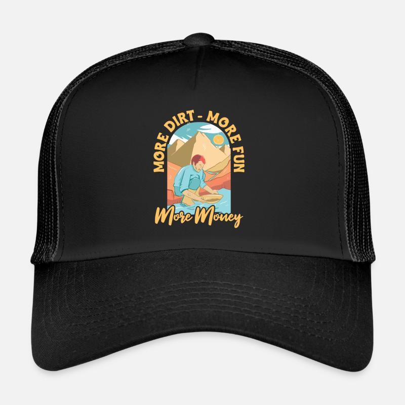 Prospectors Digging Treasure Trucker Cap