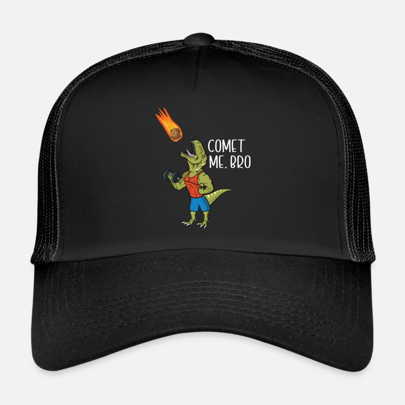 Comet Me Bro Funny T-Rex Dinosaur Pun Gym Workout Casquette trucker 