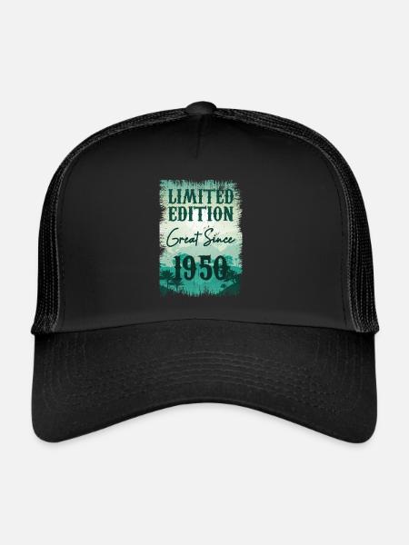 One of a kind since 1950 - Trucker Cap - black/black - Front