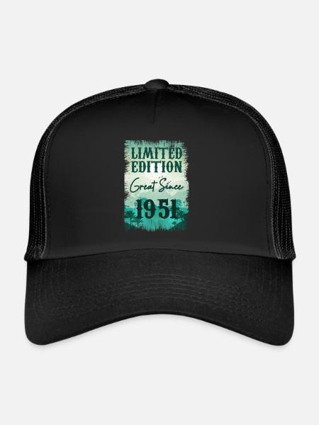 One of a kind since 1951 - Trucker Cap - black/black - Front