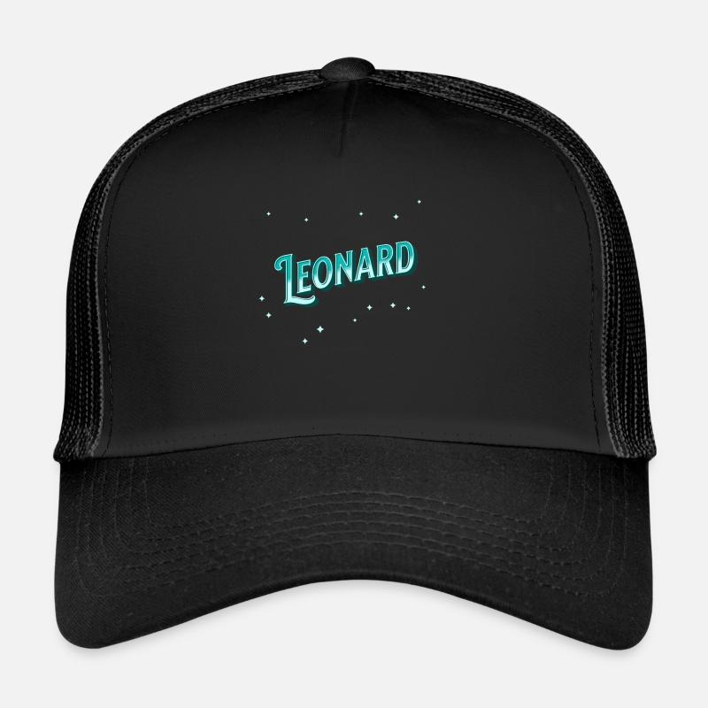 Leonard Namen personalisiert Trucker Cap