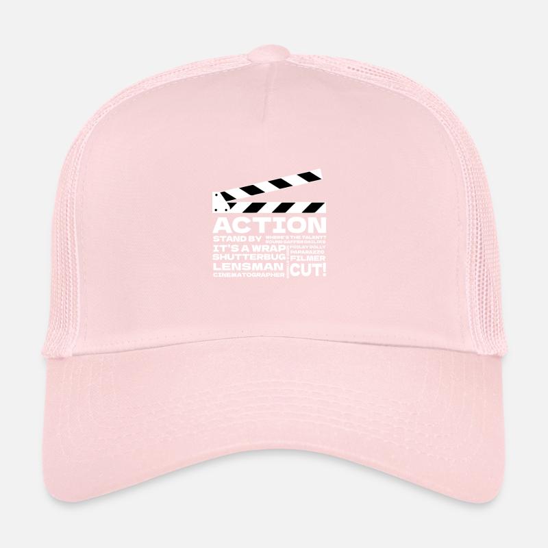 Cameraman Klappe Kamermann Trucker Cap