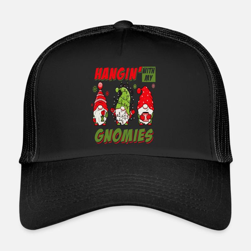 Noël suspendu avec mes gnomies Casquette trucker 