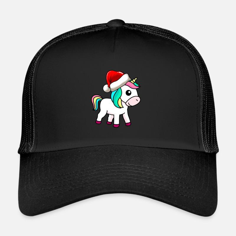Einhorn Comic Weihnachten Trucker Cap