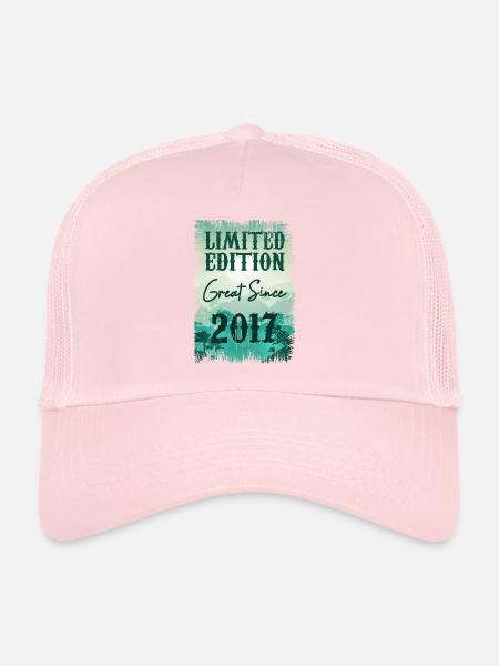 One of a kind since 2017 - Trucker Cap - pale pink - Front