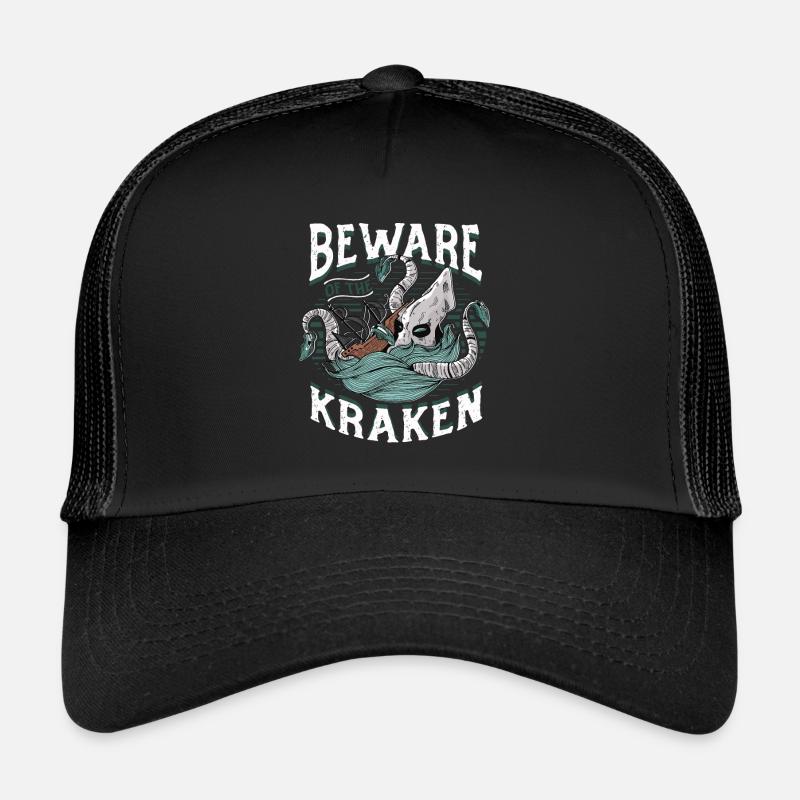 Méfiez-vous du Kraken Casquette trucker 