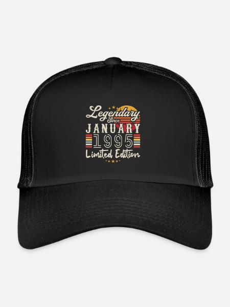 Legendary since January 1995 Limited Edition - Casquette trucker  - noir/noir - Devant