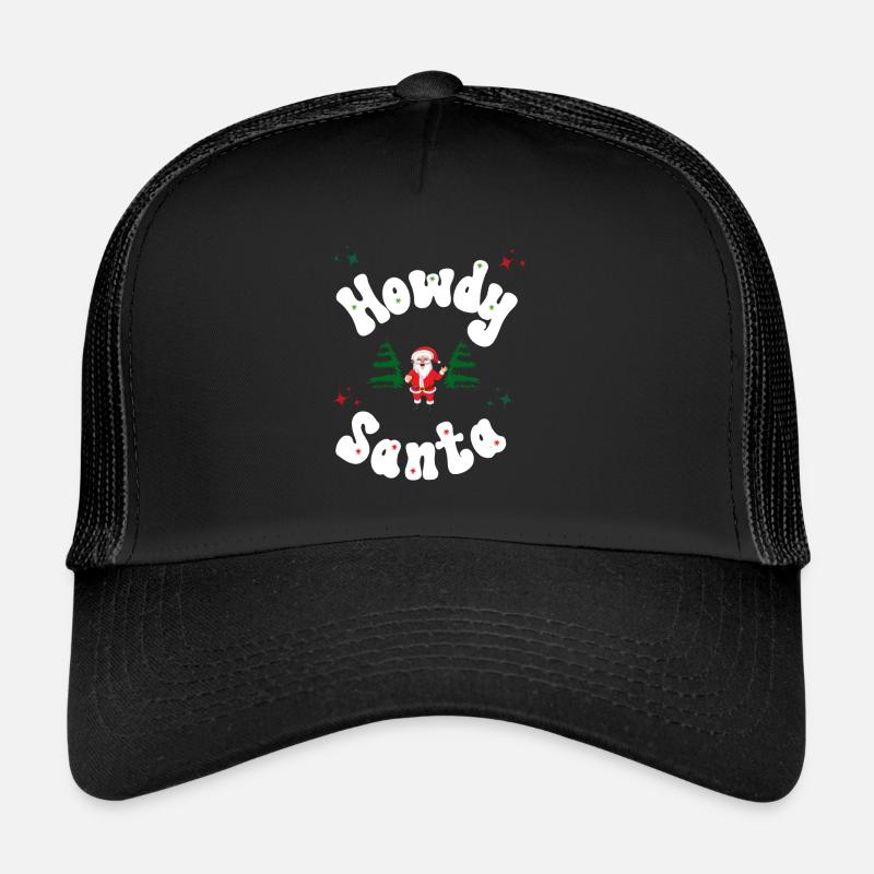 Howdy Santa Weihnachtsoutfit Trucker Cap