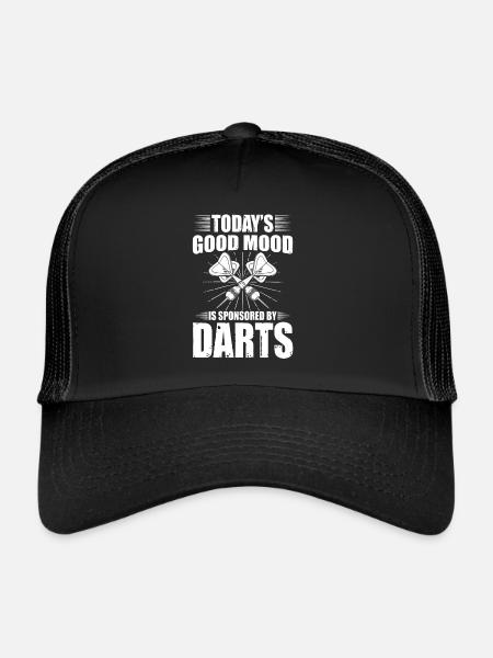 Darts Darts Darts Darts Team Darts Event - Trucker Cap - black/black - Front