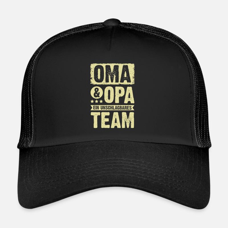 oma und opa team Trucker Cap