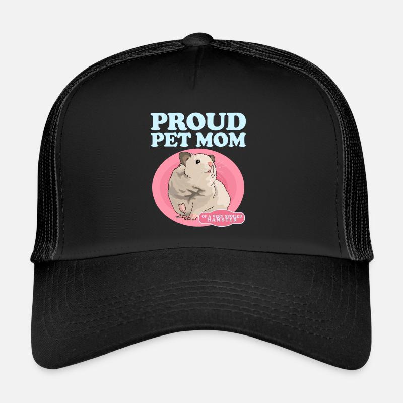 Hamster Mom Dwarf Hamster Golden Hamster Gift Trucker Cap
