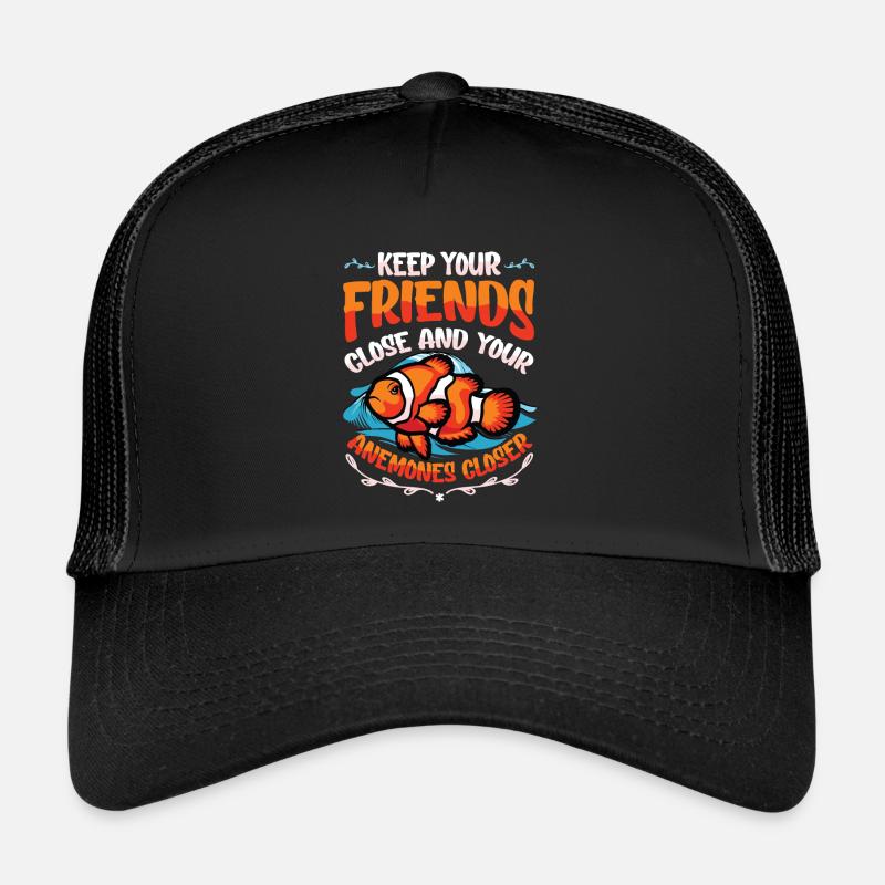 Lustiges Wortspiel Clownfisch Anemonen Trucker Cap