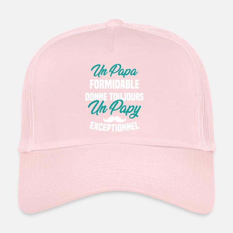 Papa Formidable Donne Toujours Papy Exceptionnel Casquette trucker 