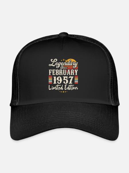 Legendary Since February 1957 | Limited Edition - Casquette trucker  - noir/noir - Devant
