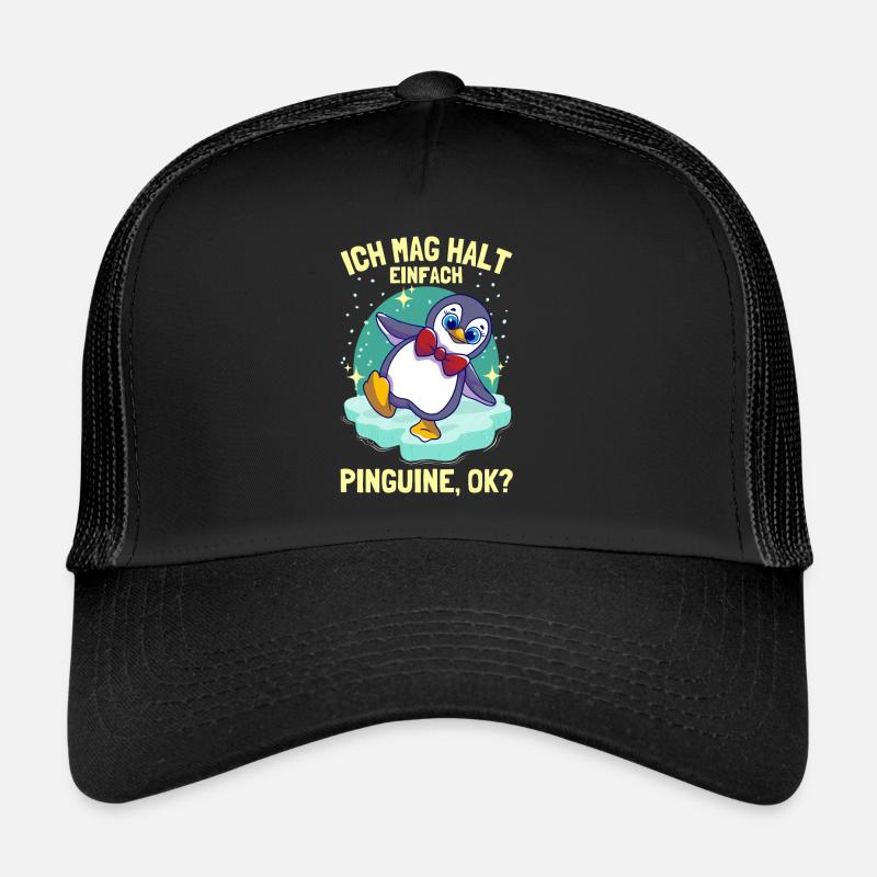 J’aime juste les pingouins pingouin mignon Casquette trucker 