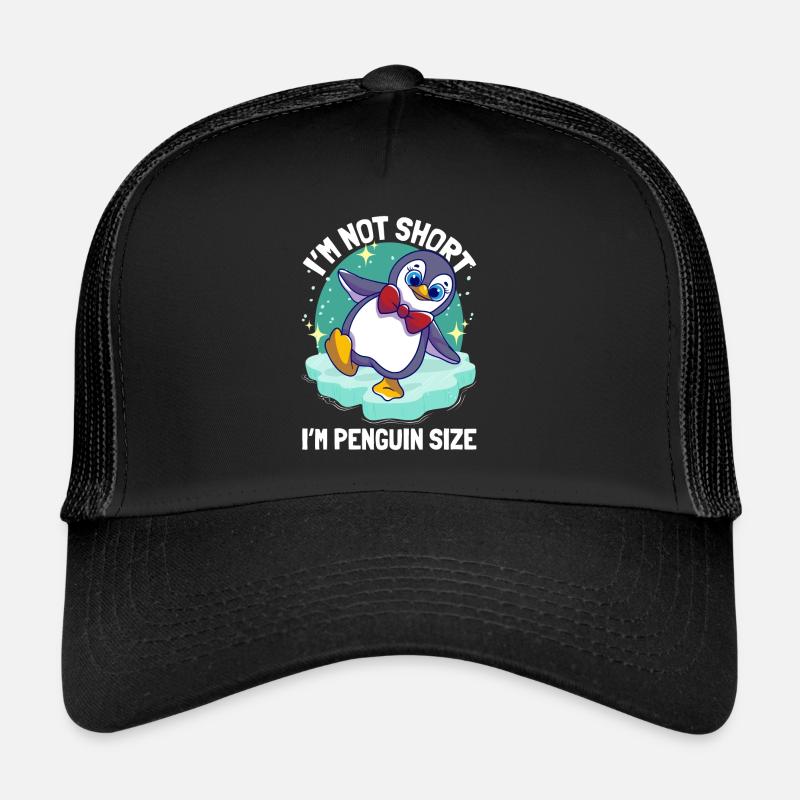 Pingouins Je ne suis pas petit Je suis Pingouin Taille Plus doux Casquette trucker 