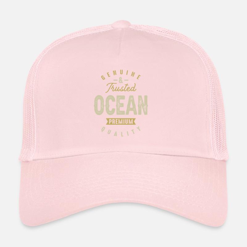 Genuine Ocean Funny Personalized Name Trucker Cap