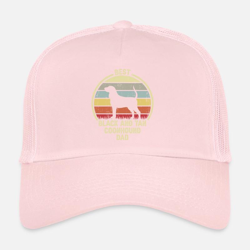 Best Dog Dad - Black And Tan Coonhound Trucker Cap