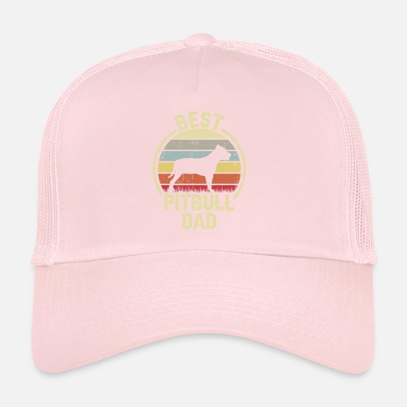 Best Dog Father - Pitbull Trucker Cap