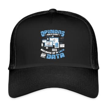 Opinions Data Shortage - Data Scientist Data - Trucker Cap - black/black - Front