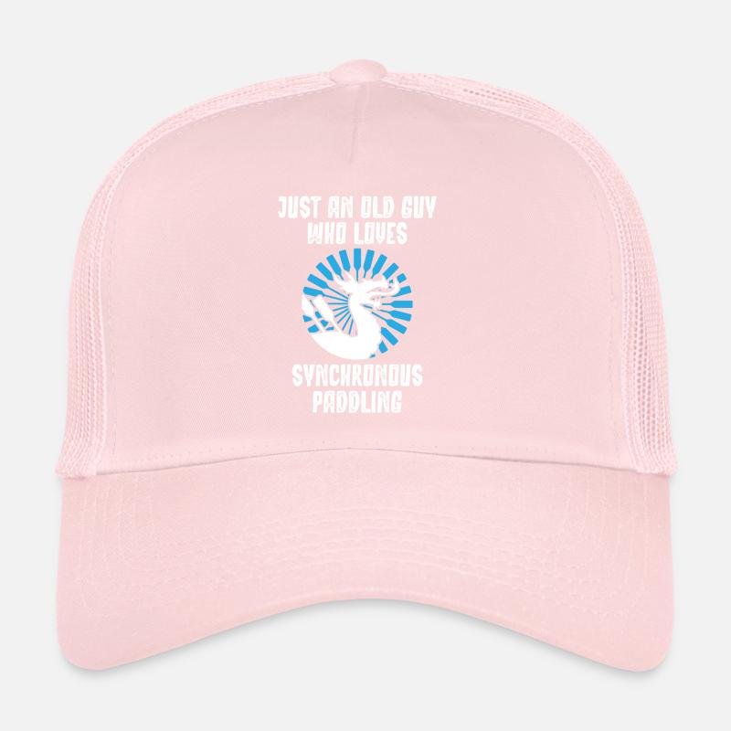 Course de bateaux-dragons, bateaux-dragons, frappe de plomb Casquette trucker 