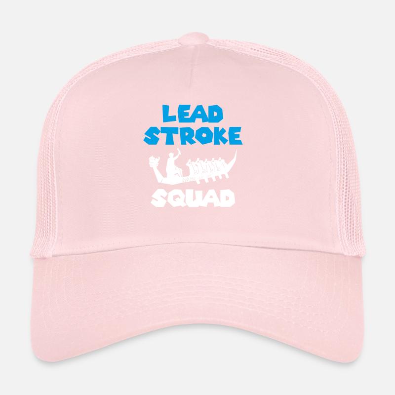Course de bateaux-dragons, bateaux-dragons, frappe de plomb Casquette trucker 
