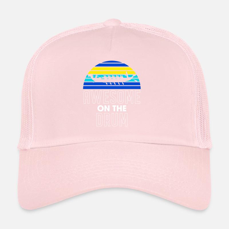 Course de bateaux-dragons, bateaux-dragons, frappe de plomb Casquette trucker 