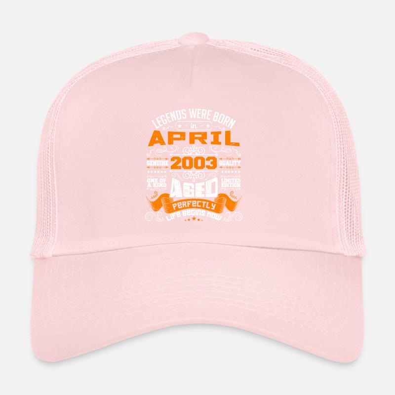 Legends Were Born In April 2003 | vintage Casquette trucker 