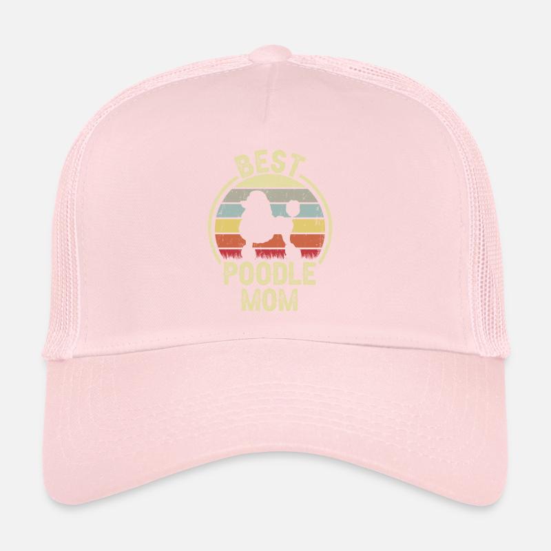Maman chien - Caniche Casquette trucker 